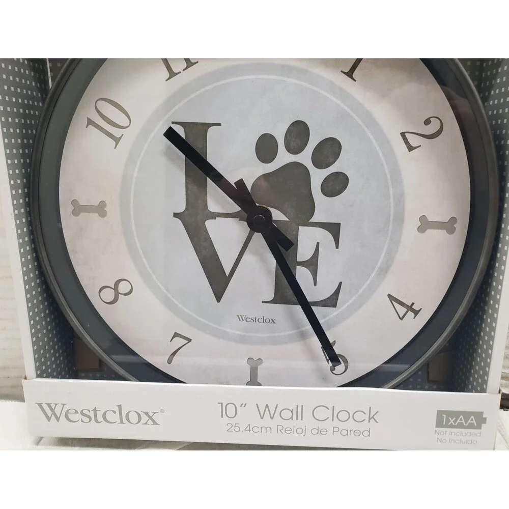 Plastic Decorative Kitchen Wall Clock, approx. 10